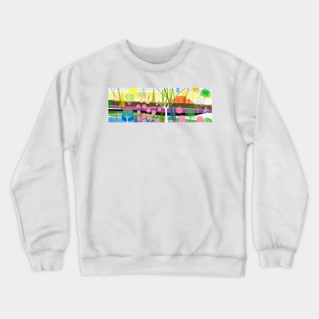 Tikal Mecca (Panoramic) Crewneck Sweatshirt by charker